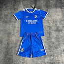 Conjunto Infantil Real Madrid III 25/26 Camiseta y Pantalón Azul - TIENDA HINCHA FUTBOLERO