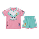Conjunto Infantil Real Oviedo II 26/27 Camiseta y Pantalón - Real Oviedo, Oviedo, Carlos Tartiere, Carbayón, Infantil, Niños, Kids, Conjunto, Segunda Equipación, Away Kit, Rosa, Pink, Camiseta y Pantalón, Oviedo 26/27, Tienda Hincha Futbolero, Fútbol Español, La Liga, oficial rosa