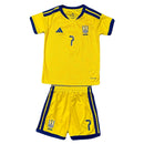 Conjunto Infantil Ucrania I 26/27 Camiseta y Pantalón - TIENDA HINCHA FUTBOLERO