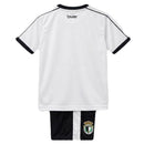 Conjunto Infantil UD Castellon I 26/27 Camiseta y Pantalón - CD Castellon, Castellon, Orelluts, Castalia, Castellon de la Plana, La Liga Hypermotion, Spanish Football, Primera Equipacion, Home Kit, Conjunto Infantil, Kids Kit, Youth, Ninos, Camiseta y Pantalon, Blanco, White, Negro, Black, Albinegro, 2026, 2027, Tienda Hincha Futbolero, Futbol Espanol