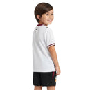 Conjunto Infantil Valencia I 26/27 Camiseta y Pantalón - Valencia CF, Valencia, Mestalla, Blanquinegros, Valencianistas, Primera Equipación, Home Kit, Local, Infantil, Kids, Niños, Conjunto Infantil, Camiseta y Pantalón, Kit, Valencia 26/27, Tienda Hincha Futbolero, Fútbol Español, kit ninos oficial