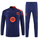 Conjunto largo hombre FC Barcelona entrenamiento 2025 2026 sudadera azul marino manga larga y pantalón largo oficial fútbol culé 25/26 ropa de invierno pro.