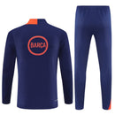 Conjunto largo hombre FC Barcelona entrenamiento 2025 2026 sudadera azul marino manga larga y pantalón largo oficial fútbol culé 25/26 ropa de invierno pro.