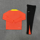 Conjunto largo hombre selección de Brasil temporada 25/26 entrenamiento sudadera naranja y pantalón negro calidad 1.1 premium Tienda Hincha Futbolero. Brasil 2025/26, Conjunto Brasil naranja, Chándal Brasil negro, Entrenamiento Brasil 25/26, Ropa Brasil mundial 2026, Calidad 1.1 Brasil, Tienda Hincha Futbolero, Brazil Training Tracksuit orange