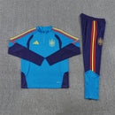 Conjunto de Entrenamiento Selección de España 2026/2027 - Hombre | Sudadera Azul y Pantalón Marino - TIENDA HINCHA FUTBOLERO