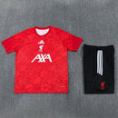 Conjunto Liverpool Pre-Partido 26/27 Camiseta y Pantalón - TIENDA HINCHA FUTBOLERO