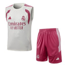 Conjunto Real Madrid 26/27 Camiseta Sin Mangas y Pantalón - TIENDA HINCHA FUTBOLERO
