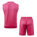 Conjunto Real Madrid 26/27 Camiseta Sin Mangas y Pantalón Rosa - TIENDA HINCHA FUTBOLERO