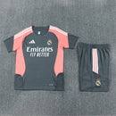Conjunto Real Madrid 26/27 Camiseta y Pantalón Gris - TIENDA HINCHA FUTBOLERO