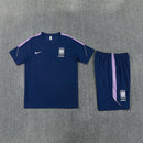 Conjunto hombre Selección Corea del Sur temporada 2026 2027 oficial camiseta y pantalón corto azul marino fútbol técnica transpirable Tigers entrenamiento mundial.