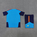 Conjunto de Entrenamiento Selección de España 2026/2027 - Hombre | Camiseta Azul y Pantalón Marino - TIENDA HINCHA FUTBOLERO