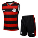 Conjunto entrenamiento hombre CR Flamengo sin mangas camiseta roja y pantalón corto negro temporada 2025 2026 calidad 1.1 oficial, Flamengo 2025 sin mangas, Musculosa Flamengo roja, Conjunto Flamengo 25/26, Ropa deportiva Flamengo, Calidad 1.1 Mengão, Tienda Hincha Futbolero, Entrenamiento fútbol Brasil, Kit entrenamiento rojo y negro, Regalo fútbol hombre Flamengo, Jersey Flamengo sleeveless.