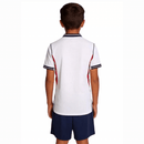 Conjunto infantil selección Inglaterra 2026 2027 primera equipación blanca y pantalón azul marino calidad 1.1 premium edición Copa del Mundo oficial, Inglaterra infantil 2026, Conjunto niño Inglaterra blanco, Ropa selección Inglaterra niños 2026, Equipación Inglaterra junior 26/27, Calidad 1.1 infantil blanca, Tienda Hincha Futbolero, Regalo niño fútbol Inglaterra, Camiseta blanca Inglaterra niño, England Kids 2026 Home.
