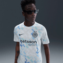 Camiseta hombre Inter de Milán segunda equipación temporada 2025 2026 color blanco calidad 1.1 escudo bordado oficial.