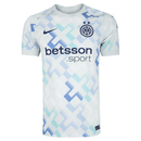 Camiseta hombre Inter de Milán segunda equipación temporada 2025 2026 color blanco calidad 1.1 escudo bordado oficial.