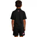 Conjunto fútbol infantil Inter Miami temporada 2026 2027 oficial segunda equipación negro y rosa camiseta y pantalón corto técnica transpirable MLS niños.