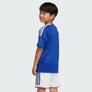 Conjunto infantil selección Japón 2026 2027 primera equipación azul samurai y pantalón blanco calidad 1.1 oficial edición Copa del Mundo, Japón infantil 2026, Conjunto niño Japón azul, Ropa selección Japón niños 2026, Equipación Japón junior 26/27, Calidad 1.1 infantil azul samurai, Tienda Hincha Futbolero, Regalo niño fútbol Japón, Camiseta azul Japón niño, Japan Kids 2026 Home.