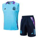 ARGENTINA CONJUNTO SIN MANGAS ENTRENAMIENTO 24/25 HOMBRE