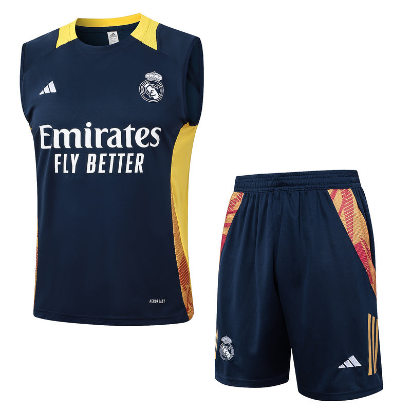 CONJUNTO SIN MANGAS REAL MADRID ENTRENAMIENTO 24/25 HOMBRE