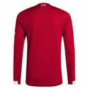 Camiseta hombre Liverpool FC temporada 2025 2026 oficial primera equipación roja manga larga técnica transpirable reds pro premier league.