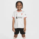 Liverpool infantil, Conjunto niño Liverpool, Kit 24/25 Liverpool blanco, Ropa Liverpool niños, Camiseta niño Premier League, Mini kit Liverpool, Calidad 1.1 infantil, Nueva colección 2024, Regalo fútbol niños, Tienda Hincha Futbolero.