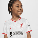 Liverpool infantil, Conjunto niño Liverpool, Kit 24/25 Liverpool blanco, Ropa Liverpool niños, Camiseta niño Premier League, Mini kit Liverpool, Calidad 1.1 infantil, Nueva colección 2024, Regalo fútbol niños, Tienda Hincha Futbolero.