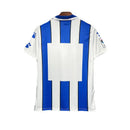 Camiseta retro hombre Málaga CF primera equipación blanquiazul año 1997 1998 calidad 1.1 premium estilo vintage Costa del Sol oficial, Málaga 1997, Camiseta retro Málaga, Camiseta vintage Málaga, Equipación Málaga barata, Calidad 1.1 Malaguista, Tienda Hincha Futbolero, La Rosaleda, Bloke Core retro, Camiseta azul y blanca antigua, Regalo fútbol vintage España.