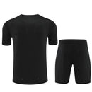 Conjunto entrenamiento hombre Manchester City temporada 2025 2026 oficial negro camiseta y pantalón técnica transpirable pro premier league.