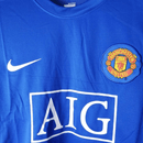 Camiseta Manchester United I Manga Larga 2007/2008 Retro Azul cristiano ronaldo, Manchester United, Man Utd, Old Trafford, Red Devils, Premier League, Champions League, Cristiano Ronaldo, Wayne Rooney, AIG, Manga Larga, Long Sleeve, 2007, 2008, Retro, Vintage, Camiseta Clásica, Primera Equipación, Home Kit, Azul, Blue, Hombre, Men, Camiseta de Hombre, Tienda Hincha Futbolero, Fútbol Inglés