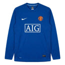 Camiseta Manchester United I Manga Larga 2007/2008 Retro Azul cristiano ronaldo, Manchester United, Man Utd, Old Trafford, Red Devils, Premier League, Champions League, Cristiano Ronaldo, Wayne Rooney, AIG, Manga Larga, Long Sleeve, 2007, 2008, Retro, Vintage, Camiseta Clásica, Primera Equipación, Home Kit, Azul, Blue, Hombre, Men, Camiseta de Hombre, Tienda Hincha Futbolero, Fútbol Inglés