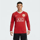 Manchester United 2006 retro, Camiseta United manga larga, Jersey Man Utd 06/07 long sleeve, Camiseta CR7 Manchester United, Manchester United shirt retro, Ropa fútbol vintage, Camiseta retro barata, Calidad 1.1 retro, Regalo fútbol hombre, Tienda Hincha Futbolero.