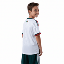 Conjunto infantil selección México 2026 2027 segunda equipación blanca y pantalón verde calidad 1.1 oficial edición Copa del Mundo, México infantil 2026, Conjunto niño México blanco, Ropa selección México niños 2026, Equipación México junior 26/27, Calidad 1.1 infantil blanca, Tienda Hincha Futbolero, Regalo niño fútbol México, Camiseta blanca México niño, Mexico Kids 2026 Away.