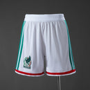 Pantalón corto hombre selección México temporada 2026 2027 color blanco versión jugador ajuste slim fit escudo termosellado calidad 1.1 oficial, México 2026, Pantalón corto México blanco, Short México versión jugador, FMF 2027, Ropa oficial México barata, Calidad 1.1 México, Mundial 2026, Tienda Hincha Futbolero, Mexico White Player Shorts.