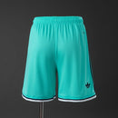 Pantalón corto hombre Selección Alemania temporada 2026 2027 oficial segunda equipación azul claro fútbol técnica transpirable DFB mundial.