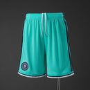 Pantalón corto hombre Selección Alemania temporada 2026 2027 oficial segunda equipación azul claro fútbol técnica transpirable DFB mundial.