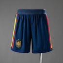Pantalón corto hombre Selección España temporada 2026 2027 oficial azul marino versión jugador técnica transpirable RFEF auténtica mundial.