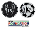 Parches Champions 15 Foundation y HP - TIENDA HINCHA FUTBOLERO
