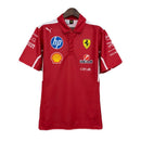 Polo hombre Ferrari F1 Team temporada 2025 color rojo rosso corsa logotipos patrocinadores calidad 1.1 premium. Polo Ferrari 2025, Ropa Ferrari F1, Polo Hamilton Ferrari, Polo Charles Leclerc, Ferrari Rosso Corsa, Calidad 1.1 F1, Scuderia Ferrari Wear, Tienda Hincha Futbolero, Ferrari F1 Polo Shirt.