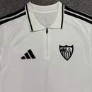 Polo Sevilla Entrenamiento 26/27 Hombre Blanca oficial- TIENDA HINCHA FUTBOLERO
