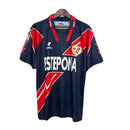 Rayo Vallecano retro, Camiseta Rayo visitante 97/98, Camiseta clásica Rayo Vallecano, Ropa vintage fútbol, Camiseta Rayo segunda equipación, Regalo fútbol hombre Rayo, Camiseta Vallecas vintage, Jersey Rayo 90s, Bloke Core kit, Comprar camiseta retro barata, Tienda Hincha Futbolero.