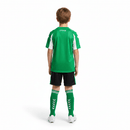 Conjunto infantil Real Betis 2025 2026 primera equipación verdiblanca y pantalón negro calidad 1.1 oficial, Real Betis infantil 25/26, Conjunto niño Betis verdiblanco, Ropa Real Betis niños 2026, Equipación Betis junior 25/26, Calidad 1.1 infantil verdiblanca, Tienda Hincha Futbolero, Regalo niño fútbol Betis, Camiseta verdiblanca Betis niño, Real Betis Kids 2025 Home.