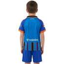 Real Betis 2026, Conjunto portero Betis infantil, Equipación niños Real Betis azul, Camiseta portero niño Betis 2026, Kit de guardameta junior, Regalo fútbol niños Betis, Ropa oficial portero Betis, Pantalón niño Betis azul, Comprar conjunto portero barato, Tienda Hincha Futbolero.