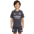 Conjunto niño Real Madrid entrenamiento temporada 2025 2026 camiseta y pantalón gris calidad 1.1 oficial,
