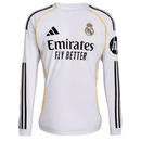 Camiseta hombre Real Madrid primera equipación blanca manga larga temporada 2025 2026 calidad 1.1 oficial, Real Madrid 2025, Camiseta Real Madrid manga larga, Camiseta blanca Madrid, Camiseta Real Madrid barata, Calidad 1.1 Galácticos, Tienda Hincha Futbolero, La Liga 2026, Bloke Core Madrid, Santiago Bernabéu, Regalo fútbol hombre Madrid, Jersey Real Madrid LS.