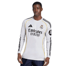 Camiseta hombre Real Madrid primera equipación blanca manga larga temporada 2025 2026 calidad 1.1 oficial, Real Madrid 2025, Camiseta Real Madrid manga larga, Camiseta blanca Madrid, Camiseta Real Madrid barata, Calidad 1.1 Galácticos, Tienda Hincha Futbolero, La Liga 2026, Bloke Core Madrid, Santiago Bernabéu, Regalo fútbol hombre Madrid, Jersey Real Madrid LS.