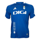 Camiseta hombre Real Oviedo temporada 2024 2025 oficial primera equipación azul técnica transpirable carbayón pro.