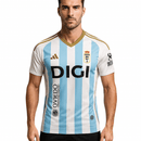 Camiseta hombre Real Oviedo temporada 2025 2026 oficial tercera equipación técnica transpirable carbayón pro alternativa.