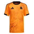 Camiseta hombre AS Roma temporada 2025 2026 oficial segunda equipación visitante blanca fútbol técnica transpirable Giallorossi entrenamiento estilo italiano.