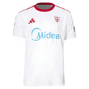 Camiseta hombre Sevilla FC temporada 2025 2026 primera equipación blanca detalles rojos escudo bordado calidad 1.1 oficial, Sevilla 2025, Camiseta Sevilla blanca, Sevilla FC 2026, Sevillismo, Camiseta barata Sevilla, Calidad 1.1 Sevilla, La Liga 2026, Tienda Hincha Futbolero, Sevilla Home Jersey.