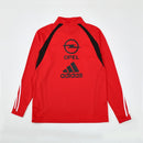 Sudadera hombre AC Milan temporada 2003 2004 entrenamiento roja detalles negros retro calidad 1.1 premium rossonero estilo Kaká. AC Milan 2003, Sudadera AC Milan roja, Ropa AC Milan retro, Entrenamiento Milan 03/04, Calidad 1.1 AC Milan, Rossonero Vintage, Tienda Hincha Futbolero, AC Milan Red Retro Sweatshirt.